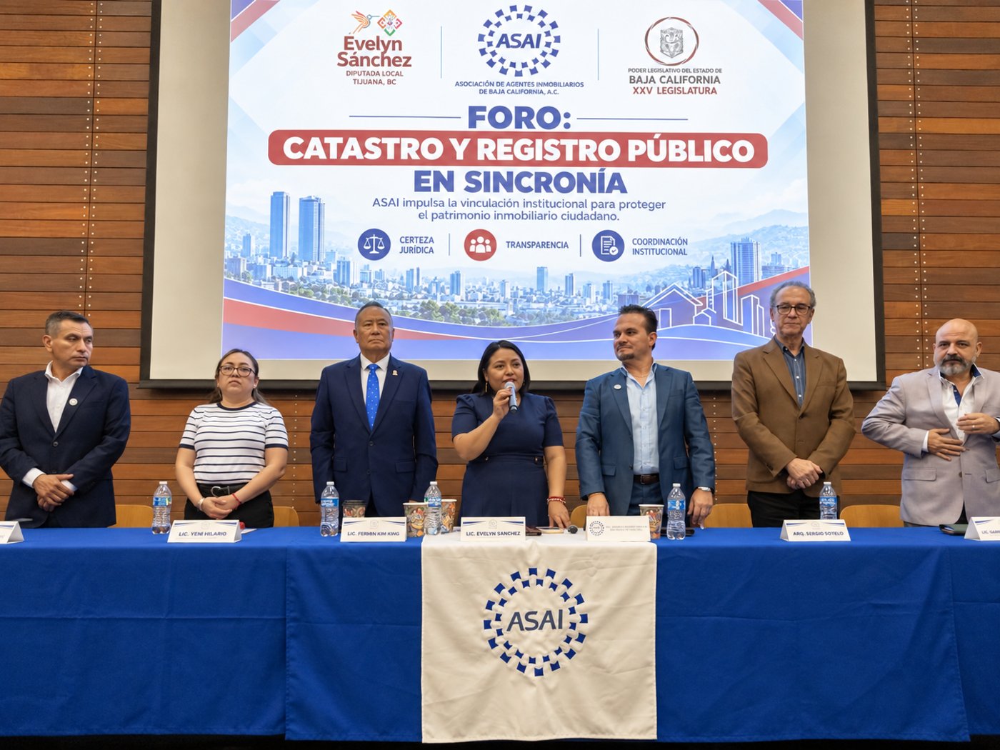 Presídium del Foro Catastro y Registro Público en Sincronía impulsado por ASAI